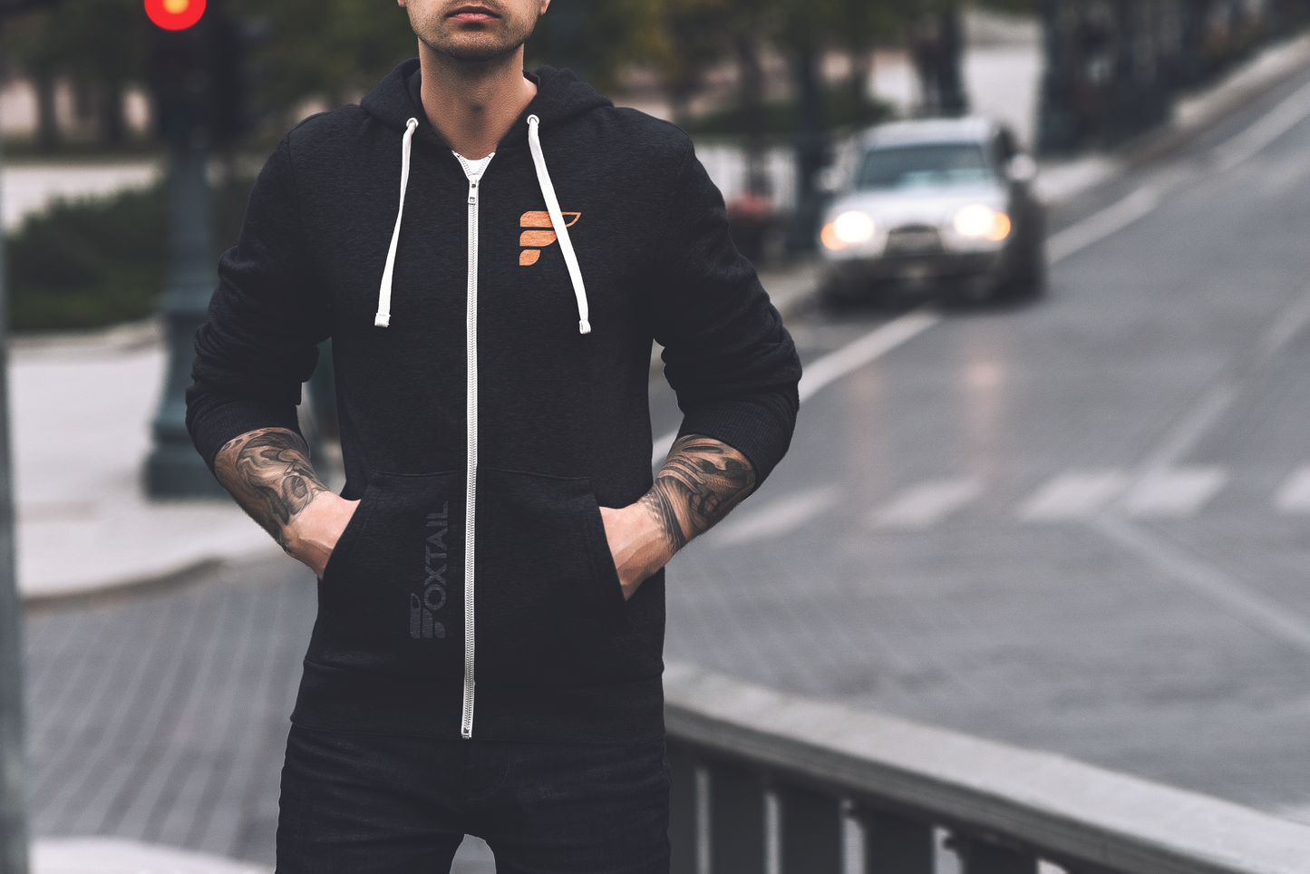 Black Foxtail Hoodie "H1"